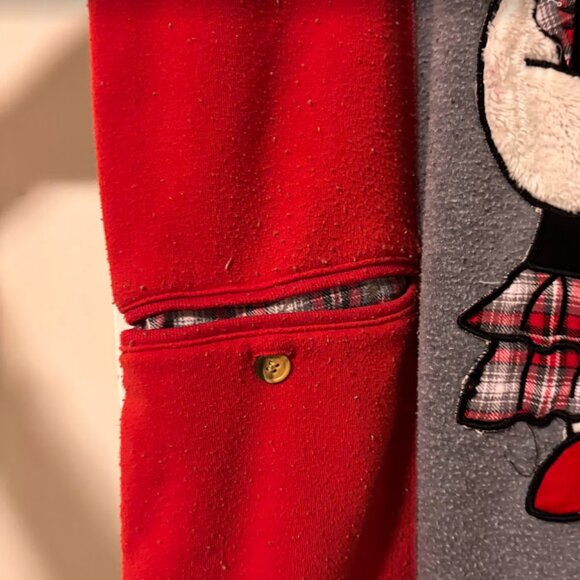 Vintage 1980s Christmas Cat Plaid Nightgown 1X - Picture 2 of 5